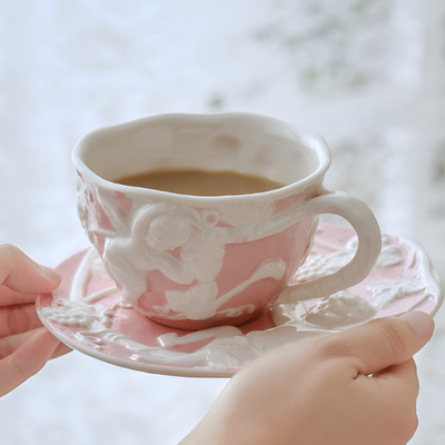 Englische Teekanne romantisches Dekor