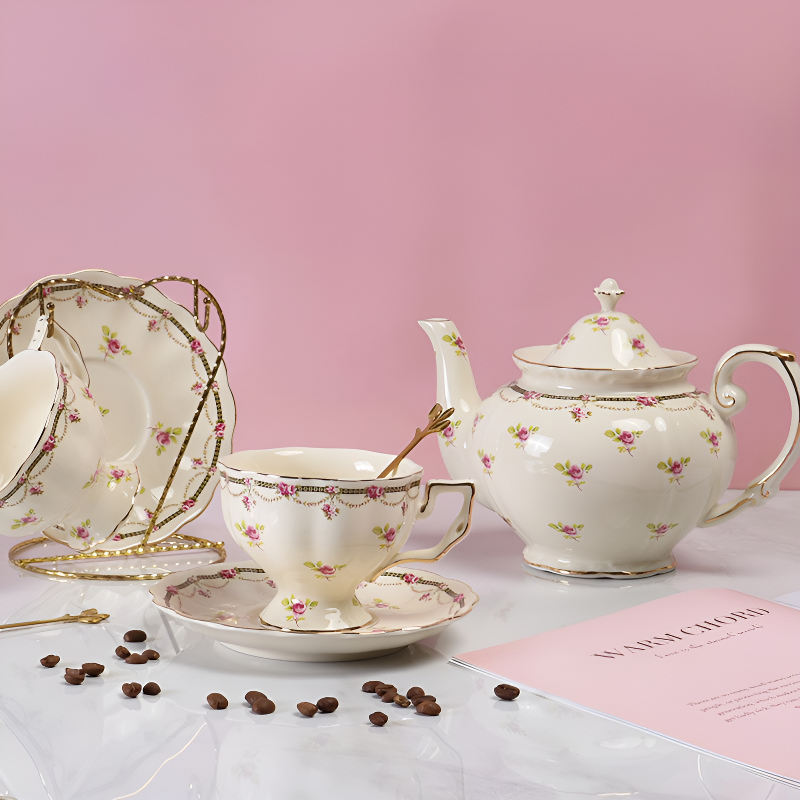Englisches viktorianisches Teeset