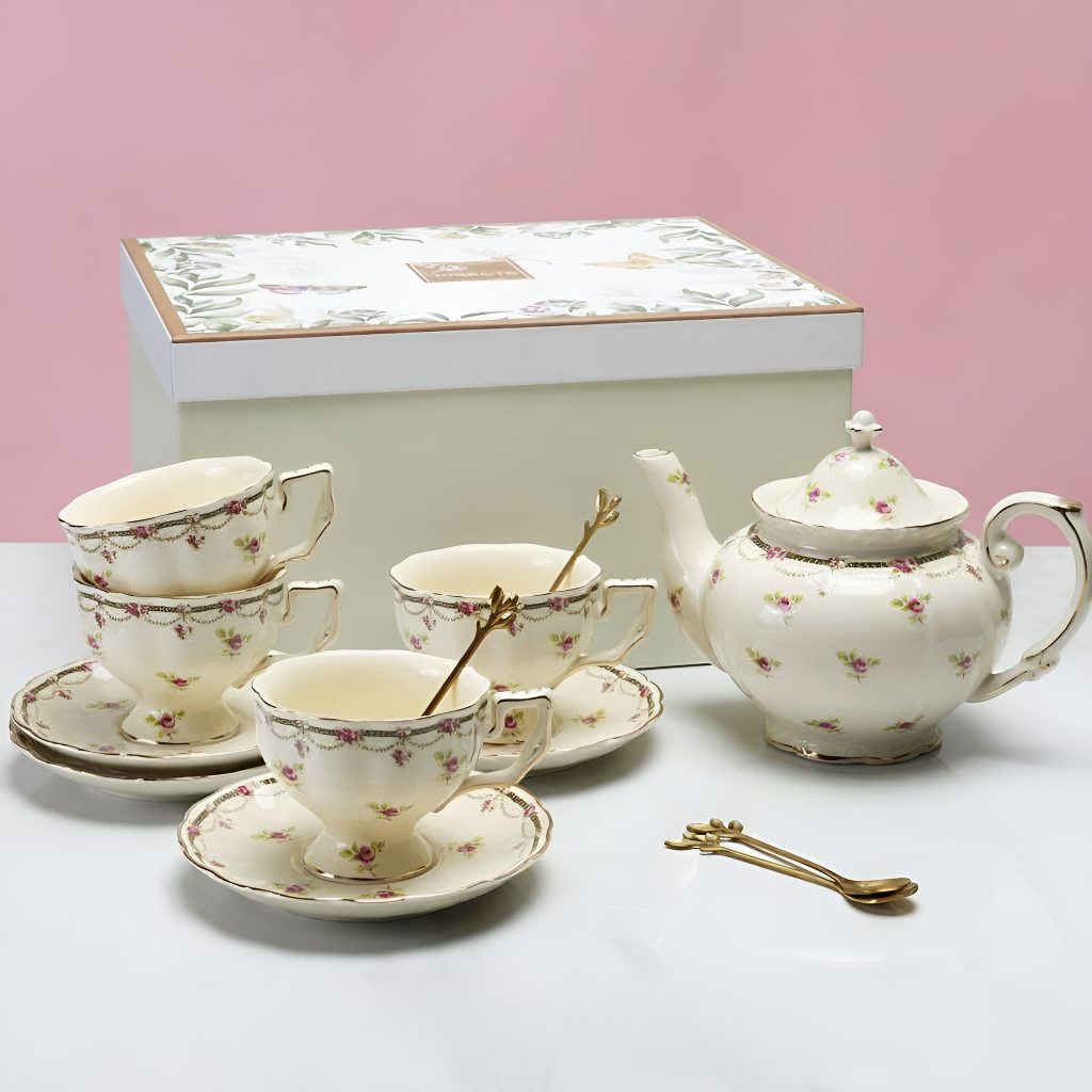 Englisches viktorianisches Teeset