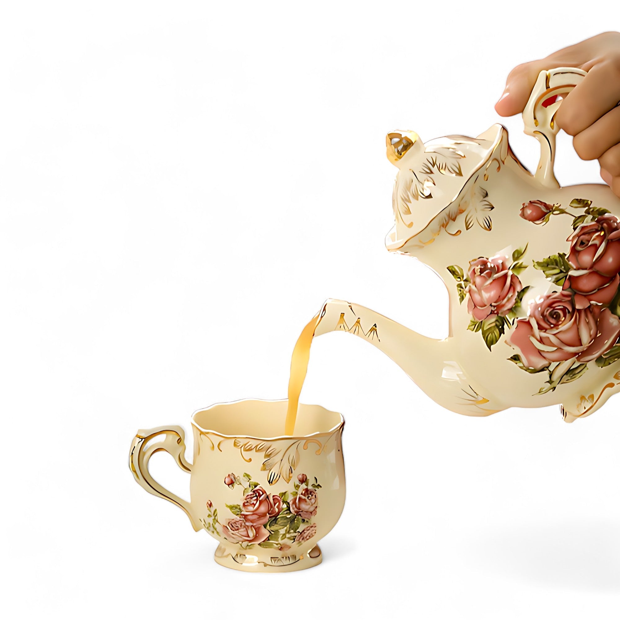 Europäische Teeservice Vintage