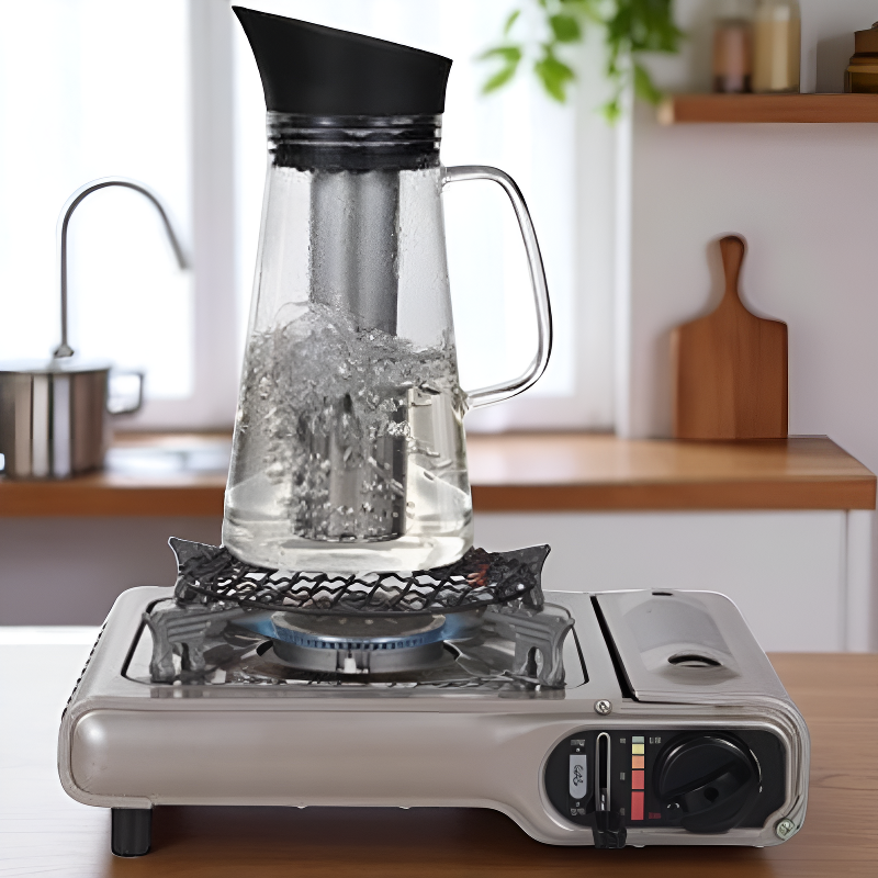 Filter Teekanne Eistee Edelstahl