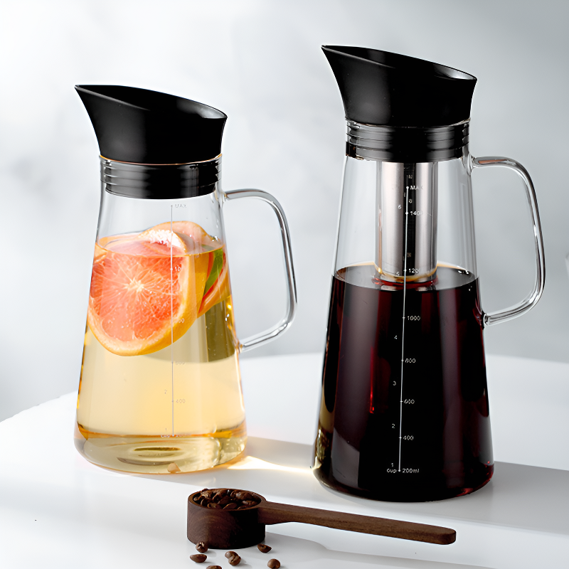 Filter Teekanne Eistee Edelstahl