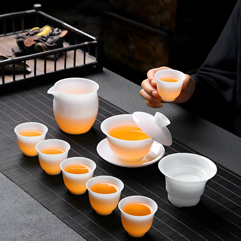 Gaiwan makelloses Weiß