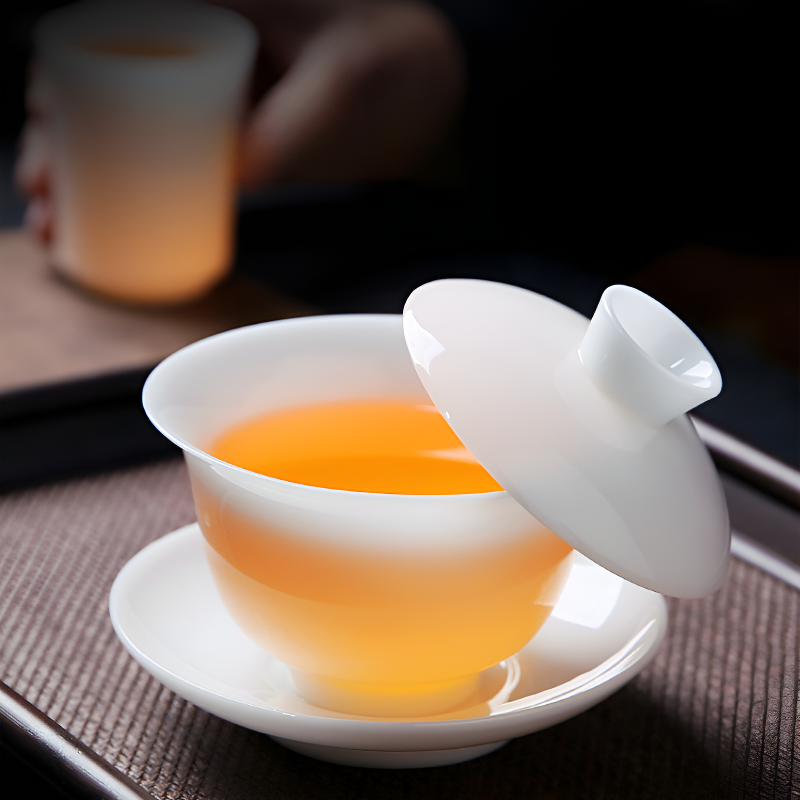 Gaiwan makelloses Weiß
