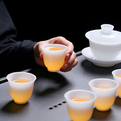 Gaiwan makelloses Weiß