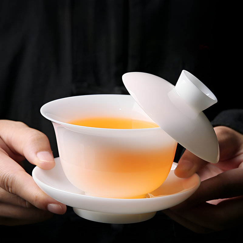 Gaiwan makelloses Weiß