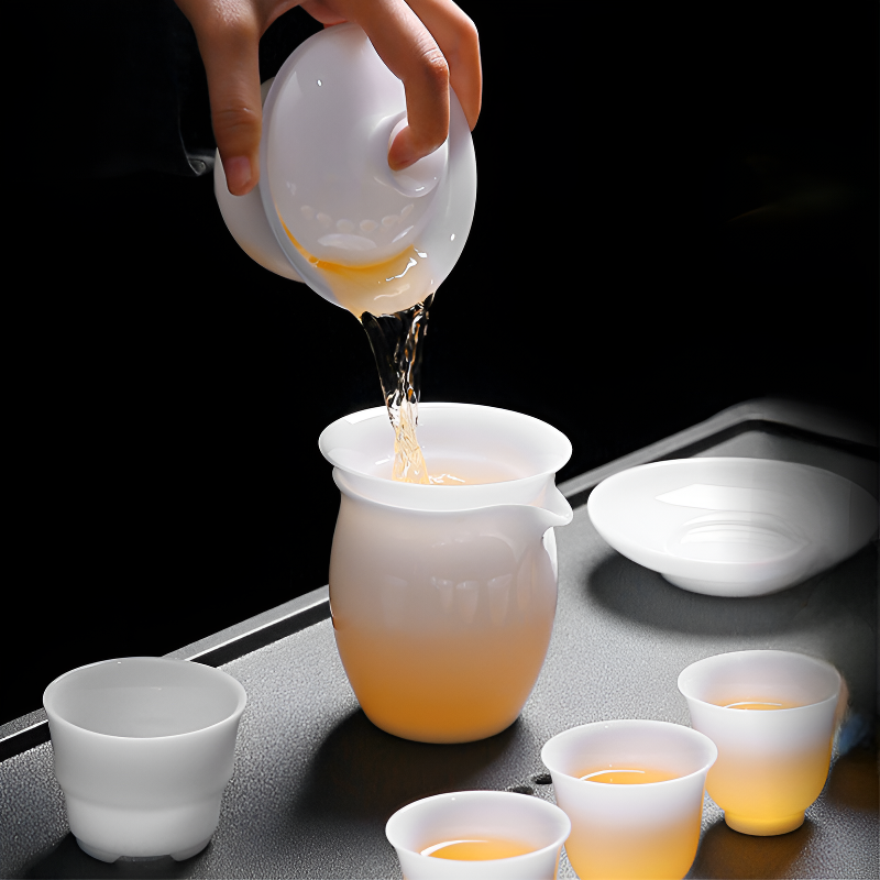 Gaiwan makelloses Weiß