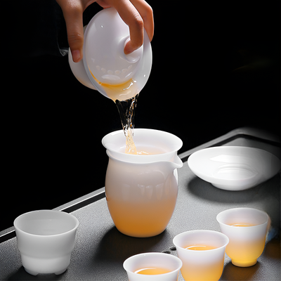 Gaiwan makelloses Weiß