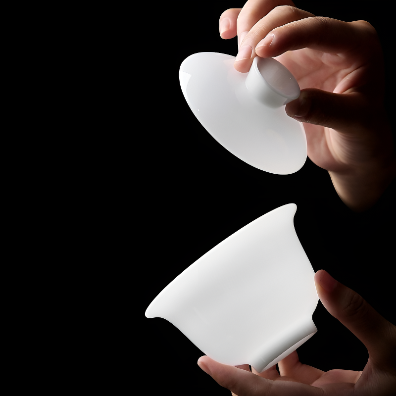 Gaiwan makelloses Weiß