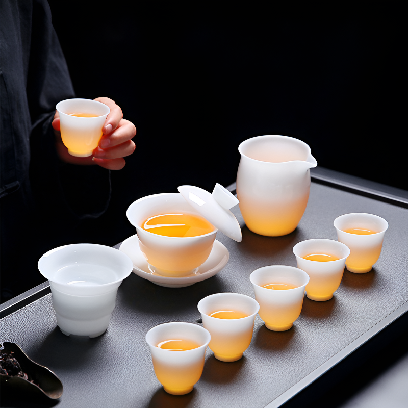 Gaiwan makelloses Weiß