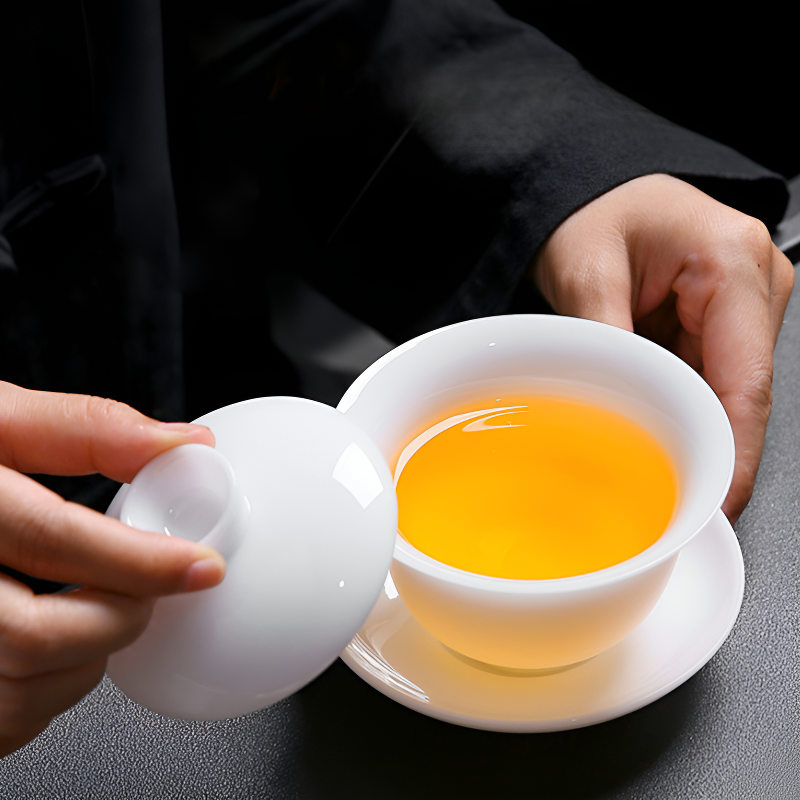 Gaiwan makelloses Weiß