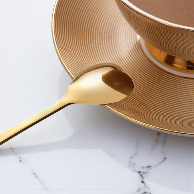 Geblümter Teelöffel