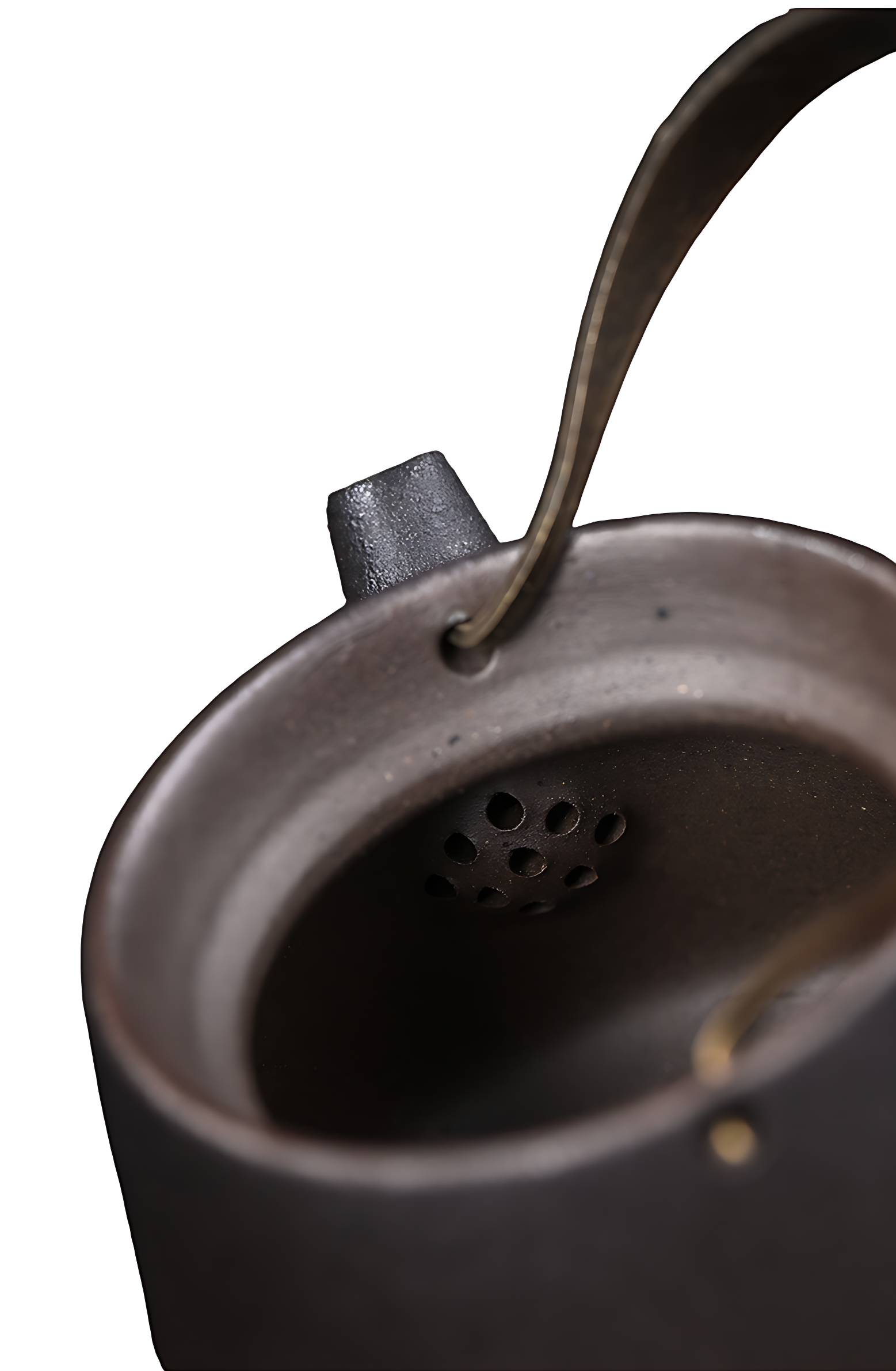 Getöpferte Teekanne Mit Stövchen