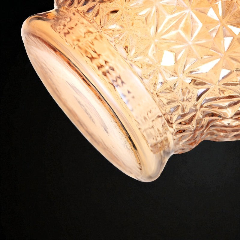 Glas Teekanne mit Filter und Stempel