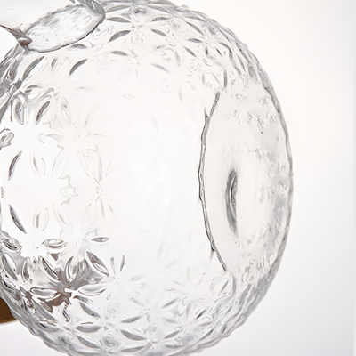 Glas-Teekanne mit Sieb