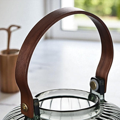 Glas Teekanne Teeblume