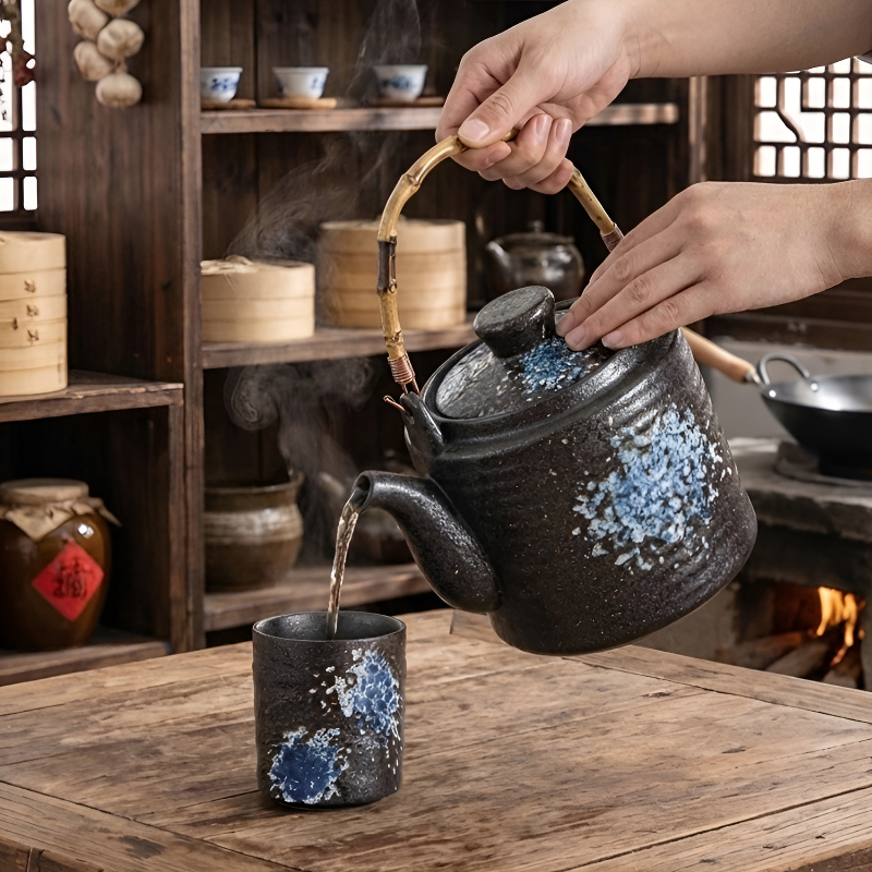 Große chinesische Teekanne