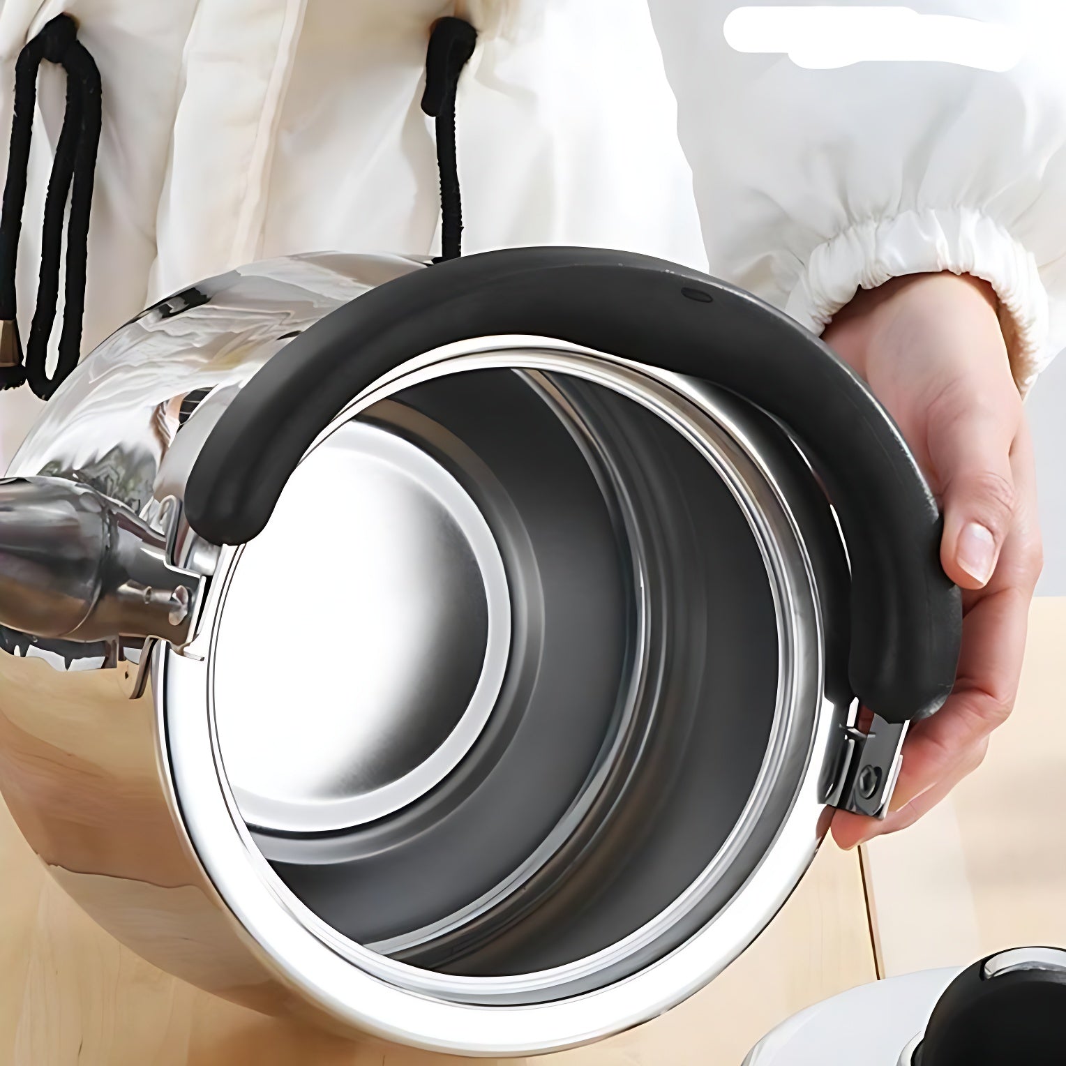 Grosse Teekanne Edelstahl