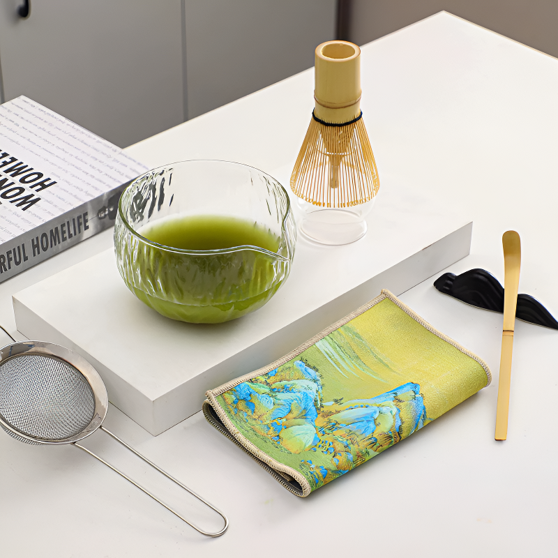 Grüner Matcha Tee Set