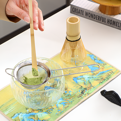 Grüner Matcha Tee Set