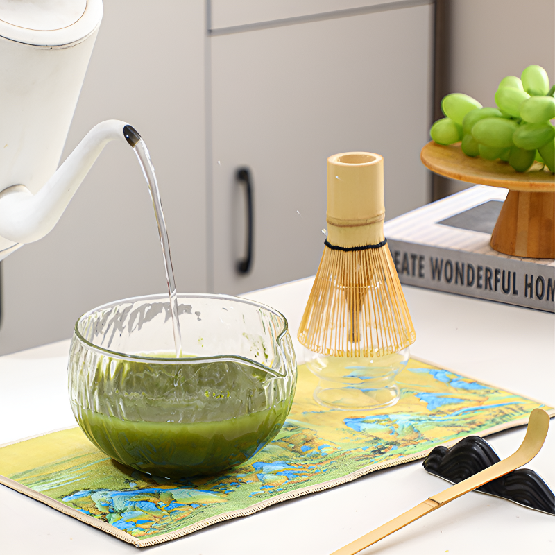 Grüner Matcha Tee Set