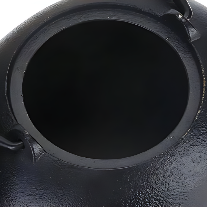 Gußeisen schwarze teekanne