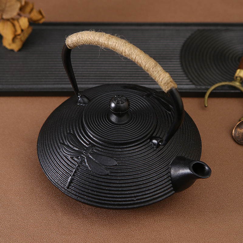 Gusseisen teekanne flach