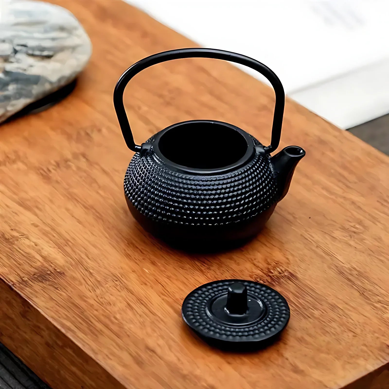 Gusseisen teekanne kamin