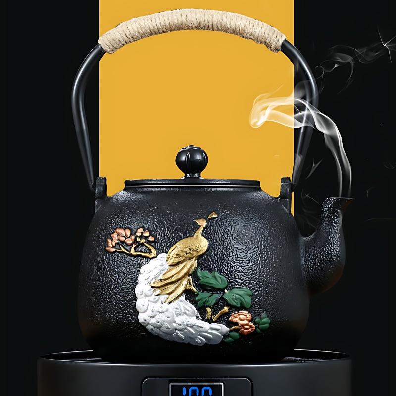 Gusseisen teekanne kräutertee