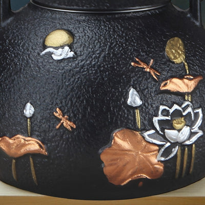 Gusseisen Teekanne Lotus