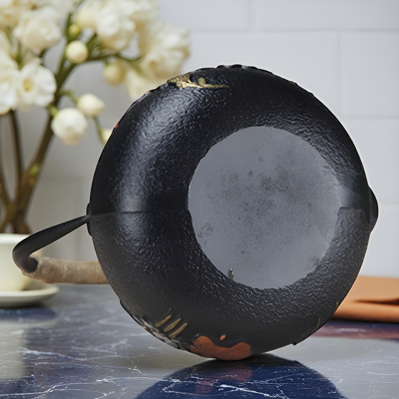 Gusseisen Teekanne Lotus