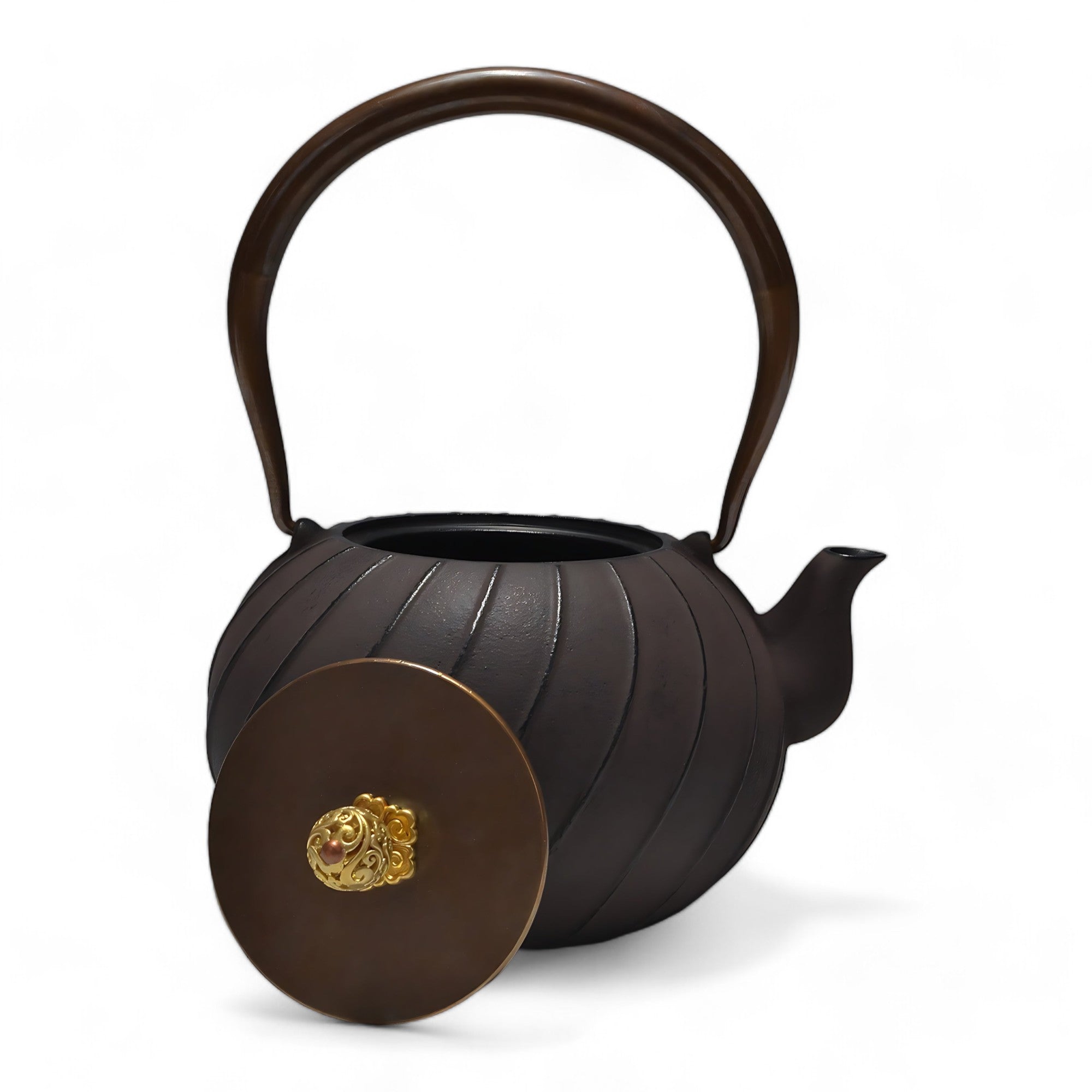 Gusseisen teekanne ohne emaille