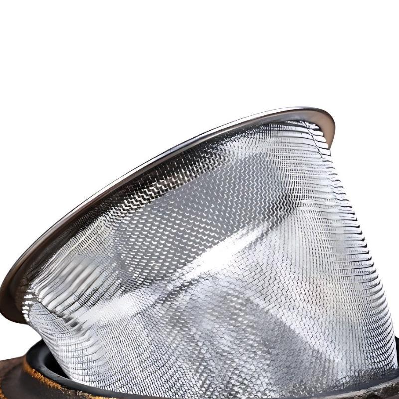 Gusseisen teekanne rostet