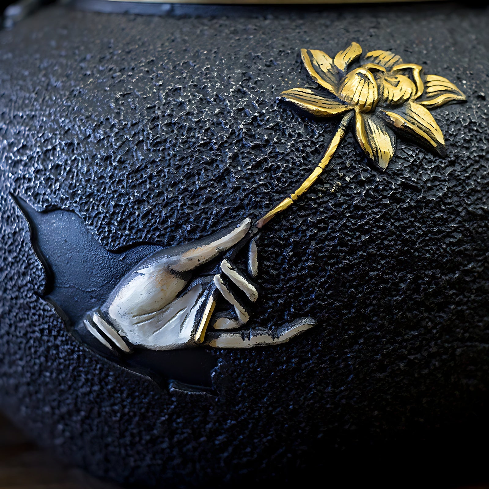 Gusseisen teekanne schwarzer tee