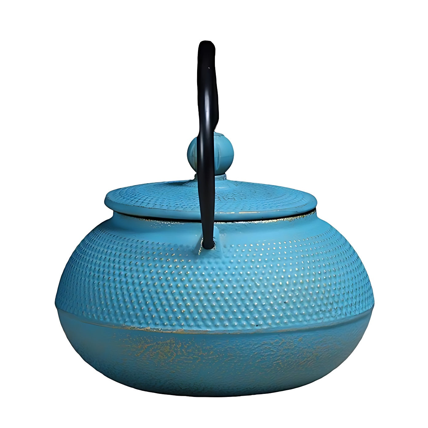 Gusseisen teekanne türkis