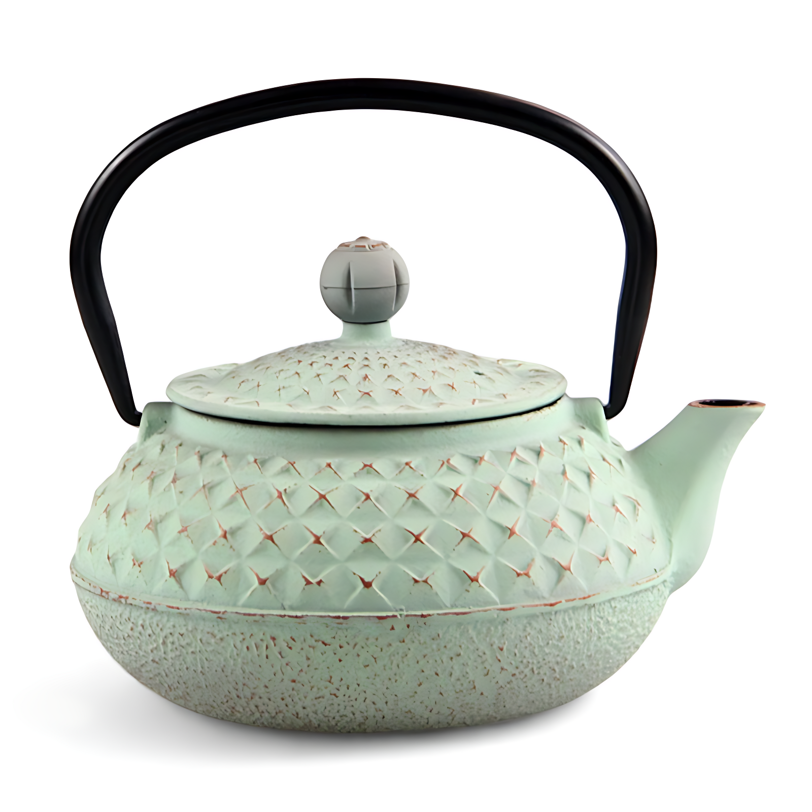 Gusseiserne Teekanne