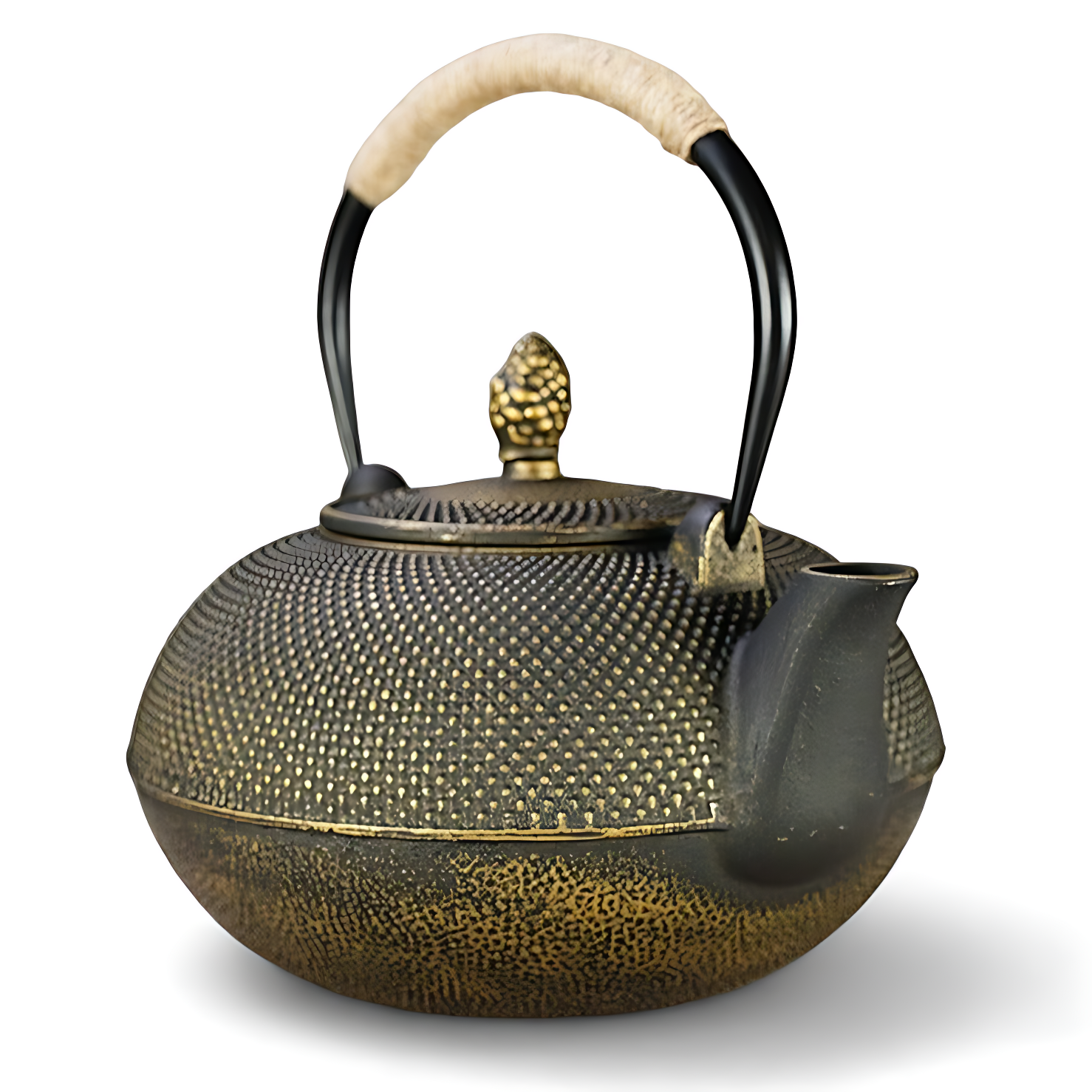 Gusseiserne Teekanne