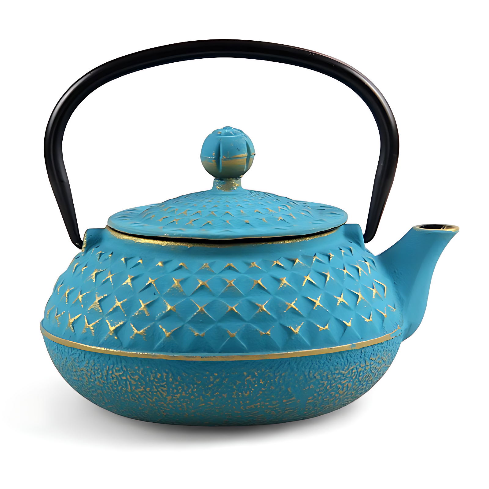 Gusseiserne Teekanne