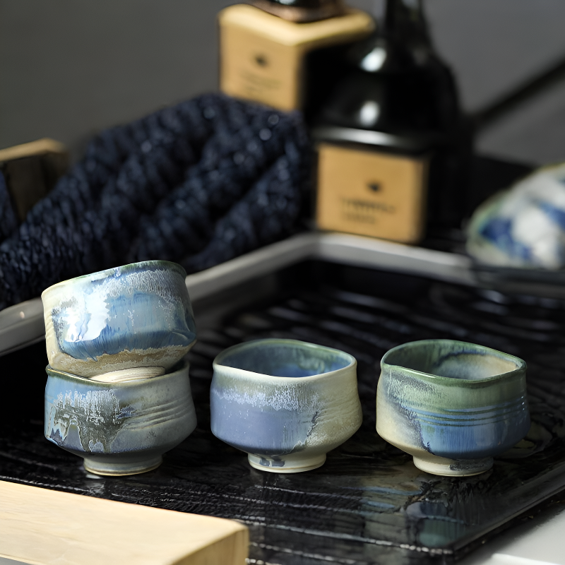 Handgefertigte Chawan Wabi-sabi