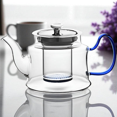 Individuelle Glas Teekanne