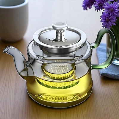 Individuelle Glas Teekanne