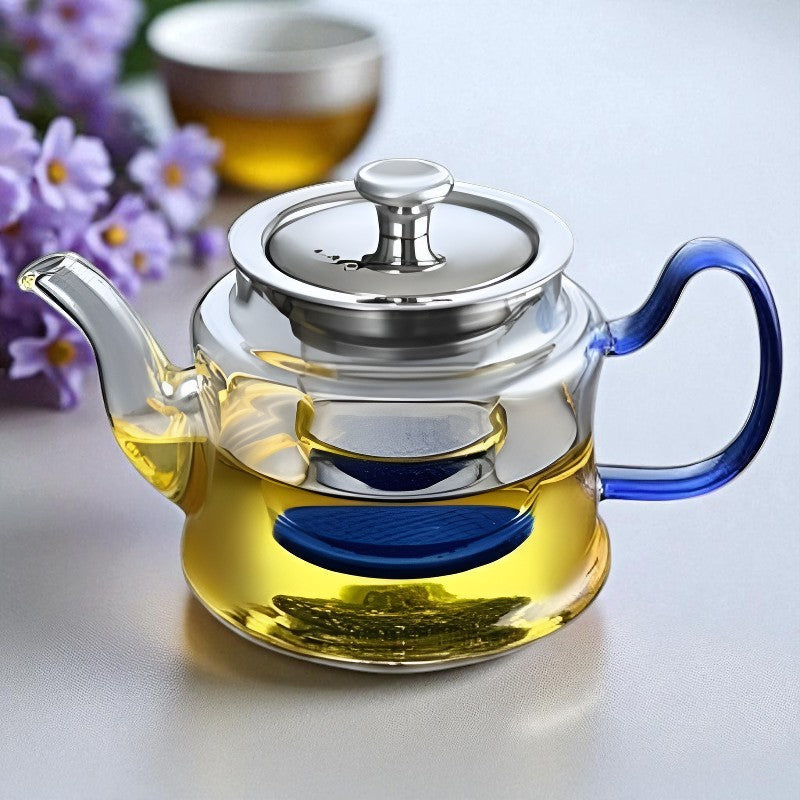 Individuelle Glas Teekanne