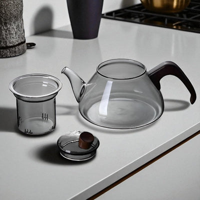 Japanische Glas Teekanne