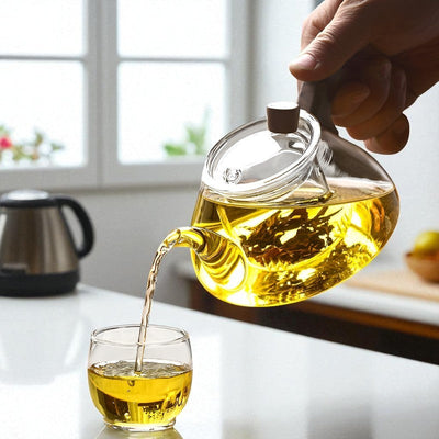 Japanische Glas Teekanne