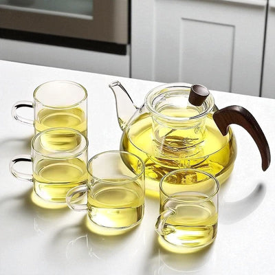 Japanische Glas Teekanne