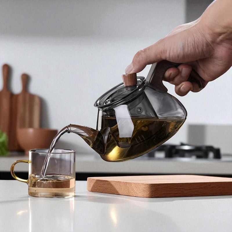 Japanische Glas Teekanne