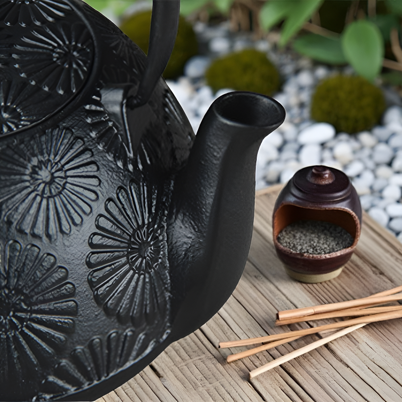 Japanische Gusseisen Teekanne Wasserkocher