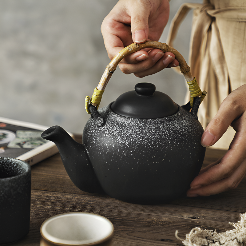 Japanische Keramik Teekanne