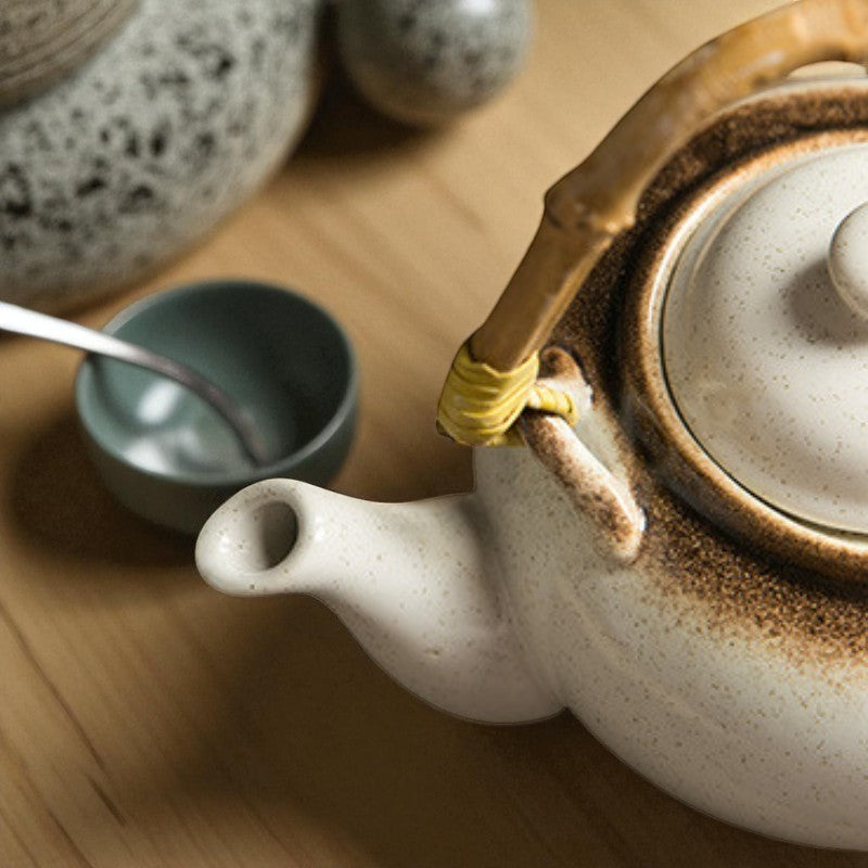 Japanische Keramik Teekanne