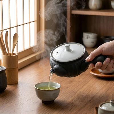 Japanische kleine Teekanne